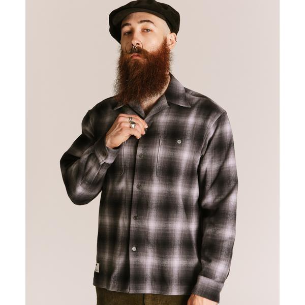 OMBRE CHECK FLANNEL LS SHIRT／オンブレチェック フランネル LSシャツ