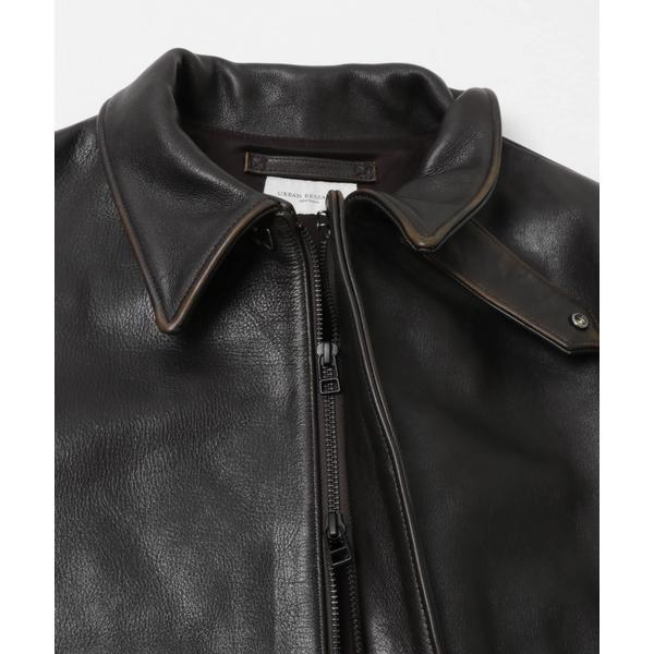new basic　COW LEATHER TYPE A-2 JACKETの画像