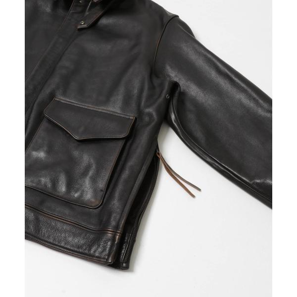 new basic　COW LEATHER TYPE A-2 JACKETの画像