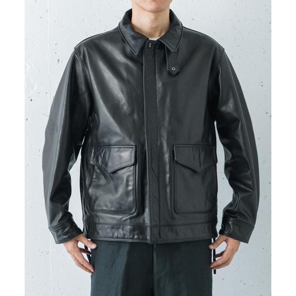 new basic　COW LEATHER TYPE A-2 JACKETの画像