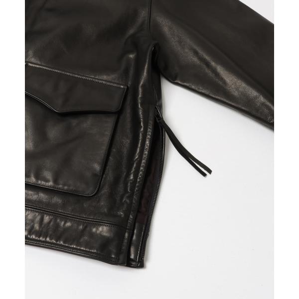 new basic　COW LEATHER TYPE A-2 JACKETの画像