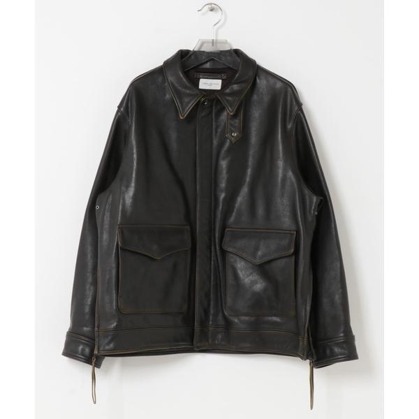 new basic　COW LEATHER TYPE A-2 JACKETの画像