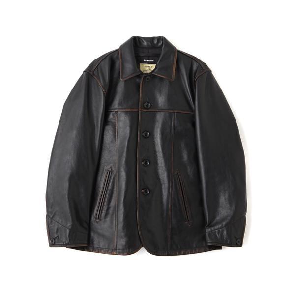 COWHIDE CARCOAT VINTAGE FINISHの画像