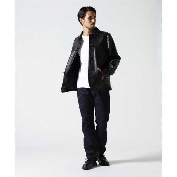 COWHIDE CARCOAT VINTAGE FINISHの画像