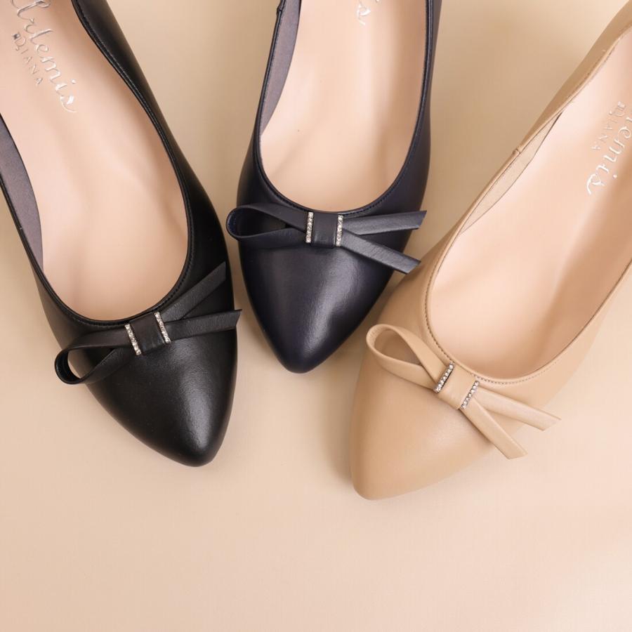 アルテミス by ダイアナ（artemis by DIANA）/【25秋冬新作】リボンモチーフパンプス artemis by DIANA（アルテミス by ダイアナ） 【25秋冬新作】リボン