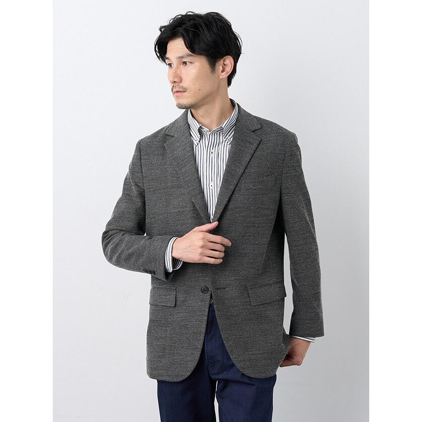 エレメント オブ シンプルライフ（element of SIMPLE LIFE）/尾州生地ウールトップカノコジャケット element of SIMPLE LIFE（エレメントオブシンプルライフ） 尾州生地