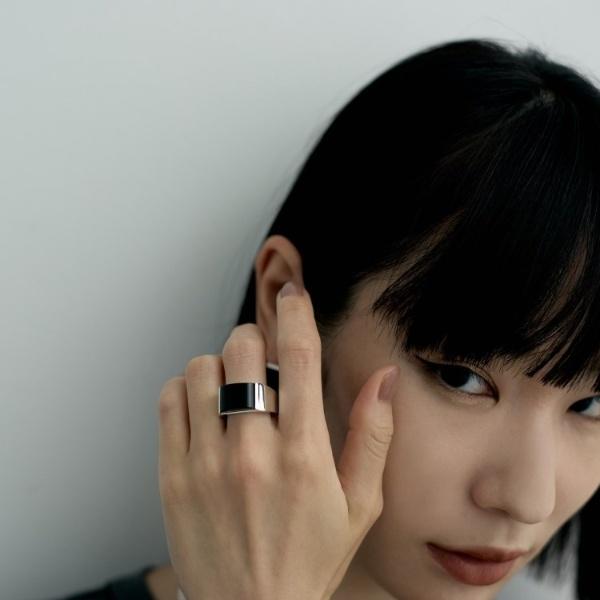 シルバー オニキス バフトップカットリング_8
