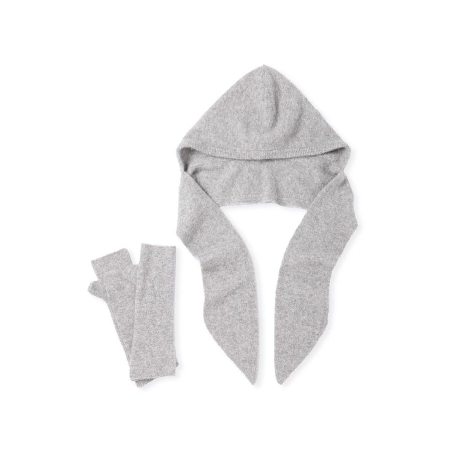 ADAM ET ROPÉ BASOLマフラーニットキャップ＆アームウォーマー ADAM ET ROPE'（アダムエロペ） BASOLマフラーニットキャップ＆アーム