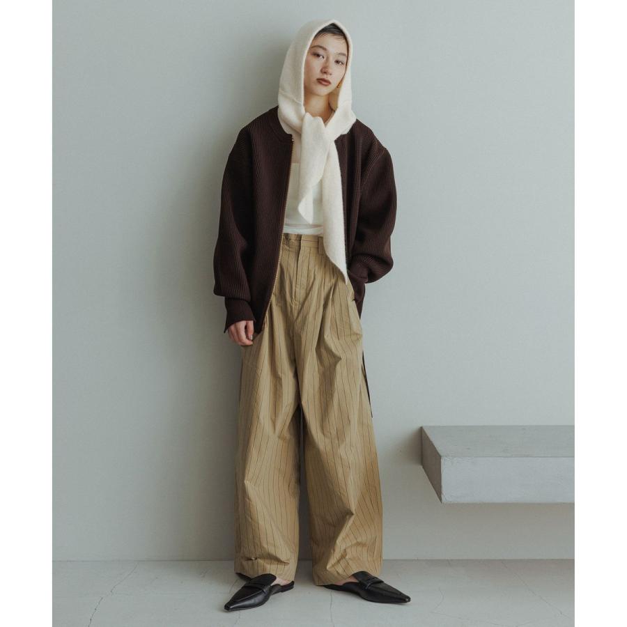 ADAM ET ROPE'（アダムエロペ） BASOLマフラーニットキャップ＆アーム