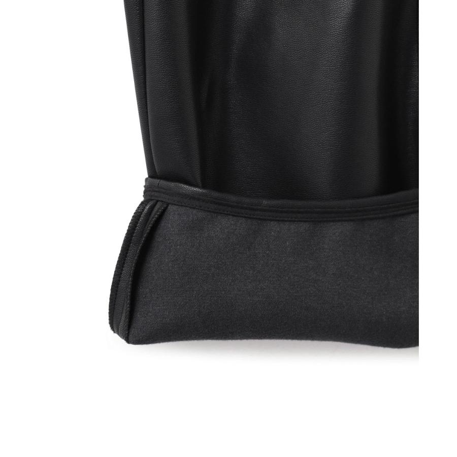 ADAM ET ROPE'（アダムエロペ） シンセティックレザートラックパンツ