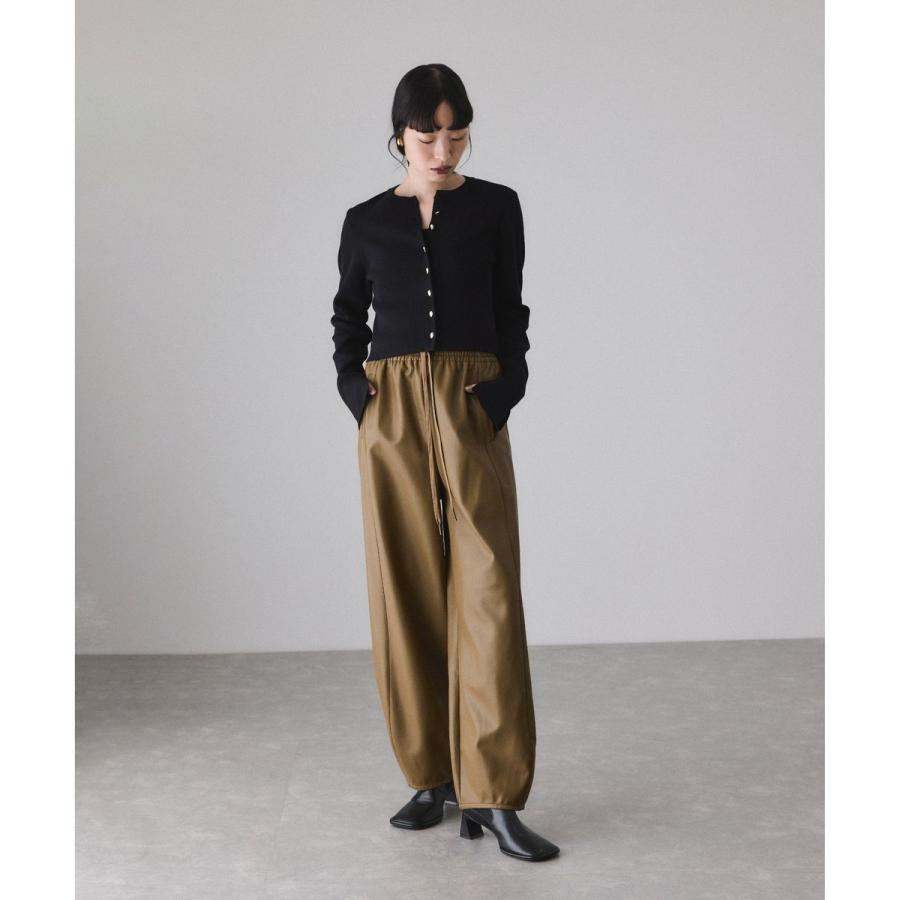 ADAM ET ROPE'（アダムエロペ） シンセティックレザートラックパンツ