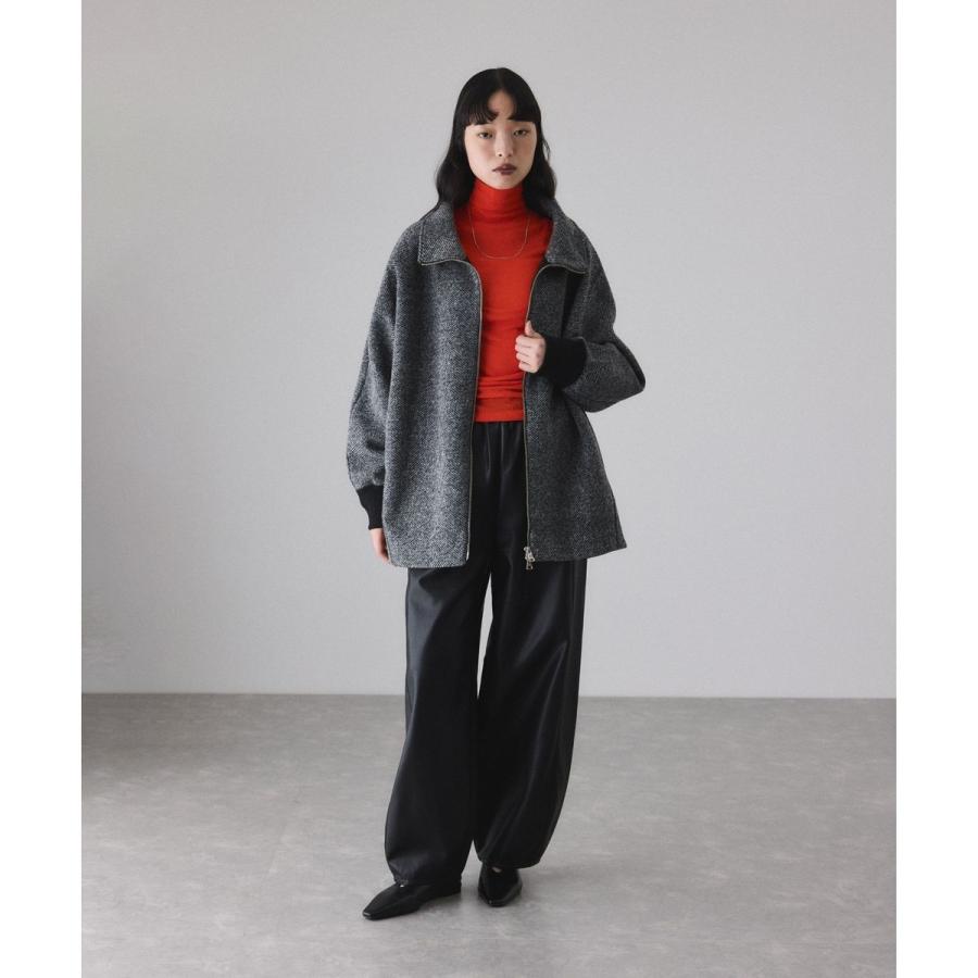 ADAM ET ROPE'（アダムエロペ） シンセティックレザートラックパンツ