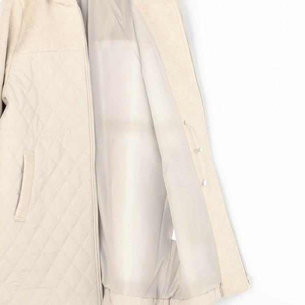 Grand PARK（グランドパーク） モッサ×キルト切り替えZIPフードコート