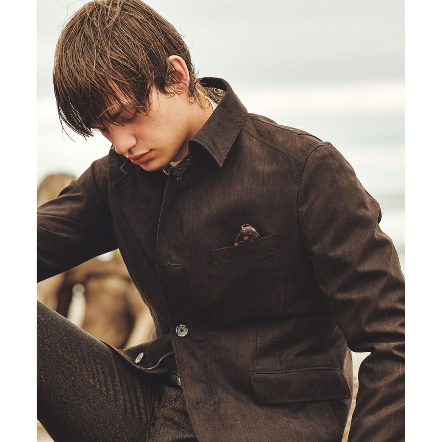 ジョセフアブード　近年モデル　ナチュラルダイスウェードブルゾン　着用感のない美品 自然から抽出したカラー】ナチュラルダイスウェード ブルゾン