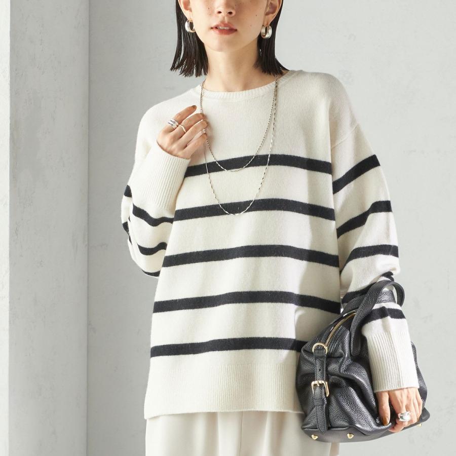 SHIPS（シップス） 〈手洗い可能〉ウール カシミヤ 2WAY プルオーバー