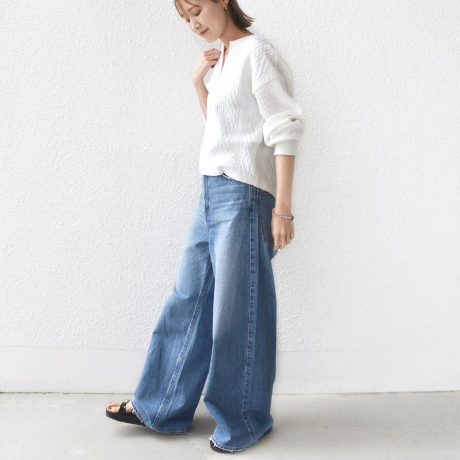 SHIPS（シップス） 〈手洗い可能〉ケーブル ジャージー スキッパー