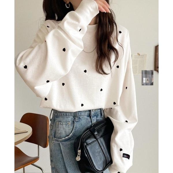 25AW新作】《JaVaコラボ》さりげなく“可愛い”。袖ネーム付きミニハート