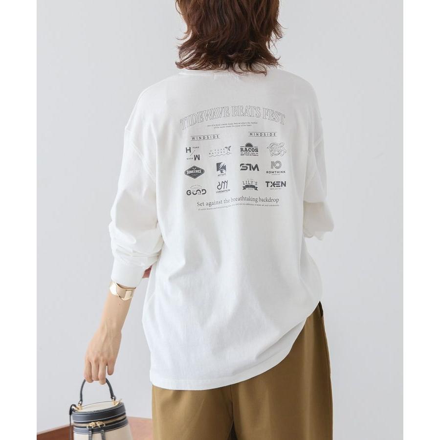 AMERICAN HOLIC カンパニーロゴ風プリントロンT／チュニック : マルイ