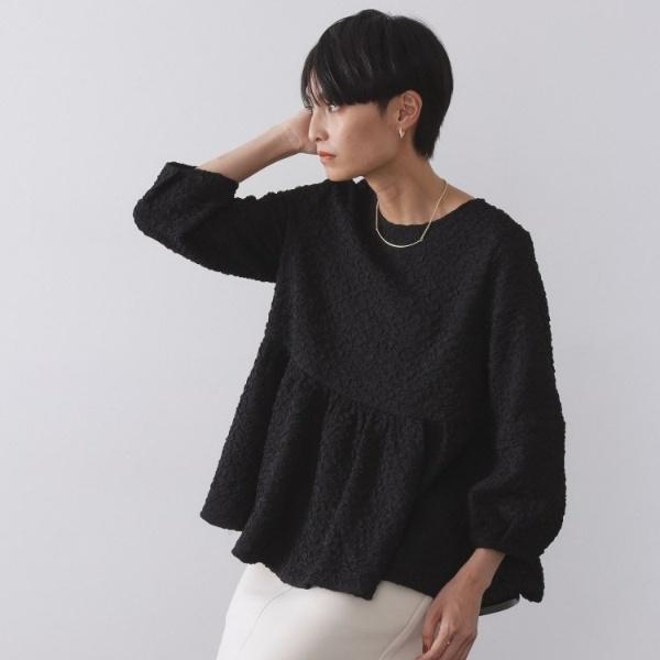 OPAQUE.CLIP（オペークドットクリップ） ふくれジャカードペプラム