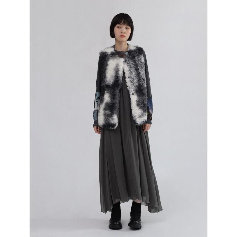 LASUD マーブルカラーボアベスト LASUD｜マーブルカラーボアベスト | Rakuten Fashion(楽天ファッション