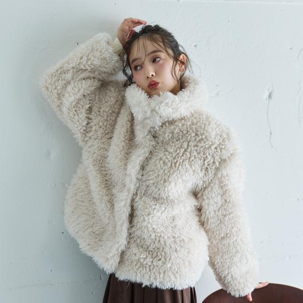 プードルファーショートコート archives アルシーヴ archives（アルシーヴ） プードルファーショートコート／ : マルイ