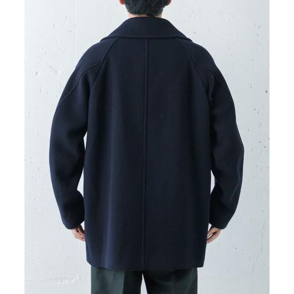 new basic　DOUBLE BREAST HALF COATの画像