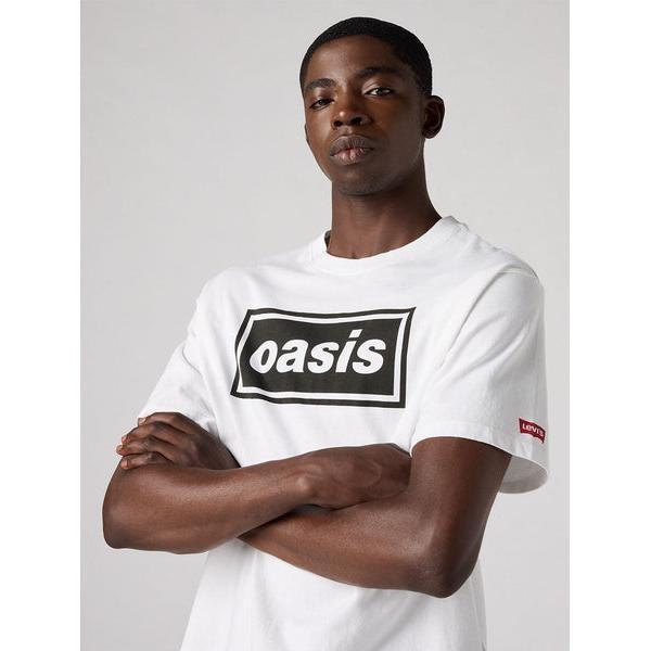 LEVI’S® x OASIS DECA LOGO Tシャツ ホワイト Sサイズ Levi's® Oasis Band Tee - White | Levi's® XK