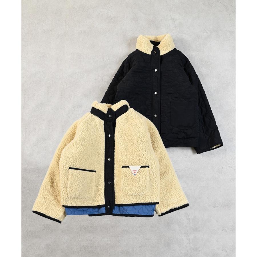 MARKEY'S（マーキーズ） ボア×キルトリバーシブルブルゾン : マルイ