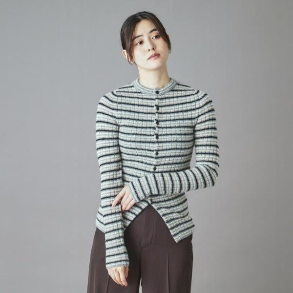 美品　オーラリー　SHETLAND WOOL CASHMERE カーディガン DRESSTERIOR ◇AURALEE（オーラリー）SHETLAND WOOL CASHMERE