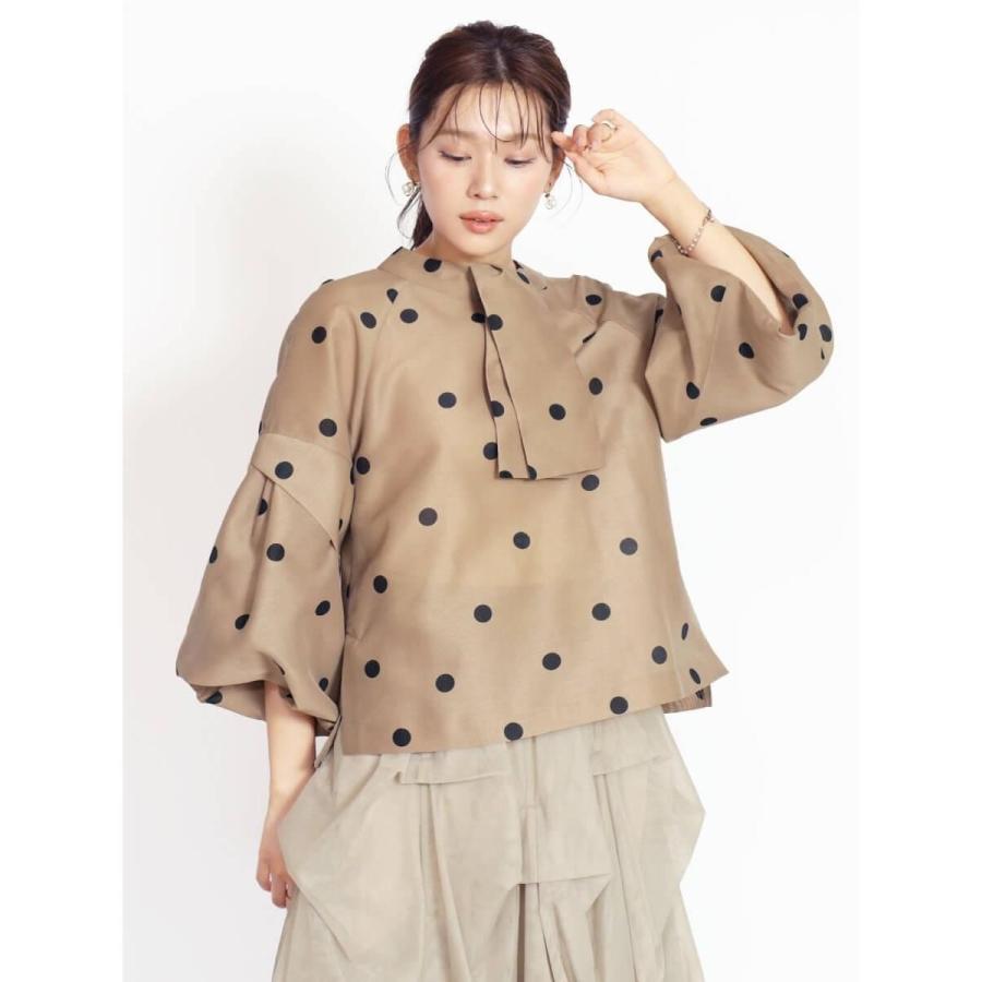 FENNEL（フェンネル） ボウタイドットブラウス : マルイ(丸井)Yahoo!店