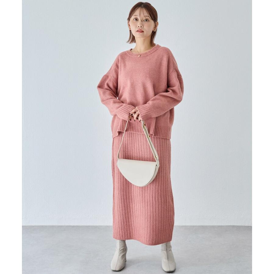 MK　obliオブリー　ニットセットアップ　pink新品 LAVEANGE（ラビアンジェ） 【洗える】ニットセットアップ : マルイ