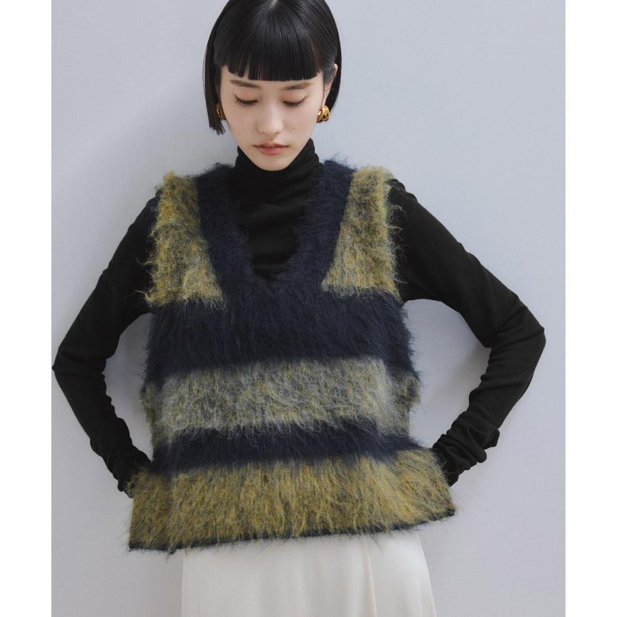 ADAM ET ROPE'（アダムエロペ） 【WEB限定】ブラッシュドボーダー