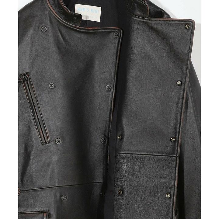 【50th Anniv . 菊池武夫】AGED SHEEPSKIN LEATHER JACKETの画像