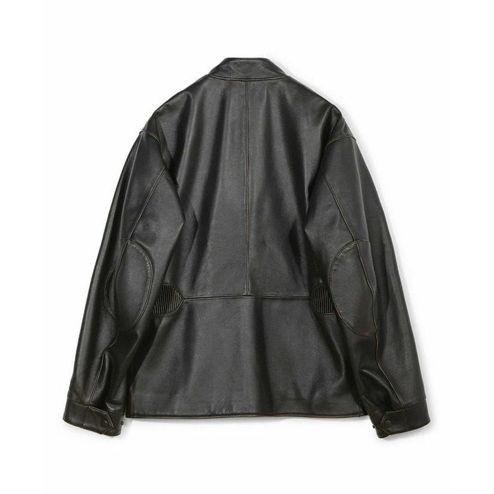 【50th Anniv . 菊池武夫】AGED SHEEPSKIN LEATHER JACKETの画像