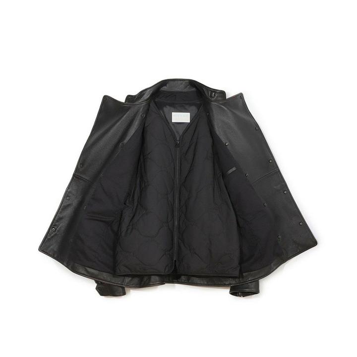 【50th Anniv . 菊池武夫】AGED SHEEPSKIN LEATHER JACKETの画像