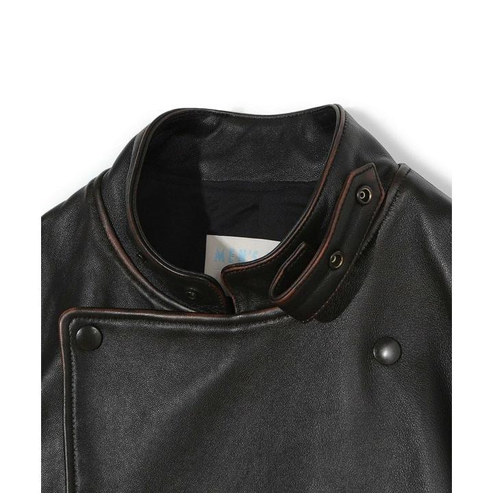 【50th Anniv . 菊池武夫】AGED SHEEPSKIN LEATHER JACKETの画像