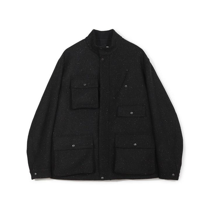 【50th Anniv . 菊池武夫】HARRIS TWEED COLOR NEP BLOUSONの画像