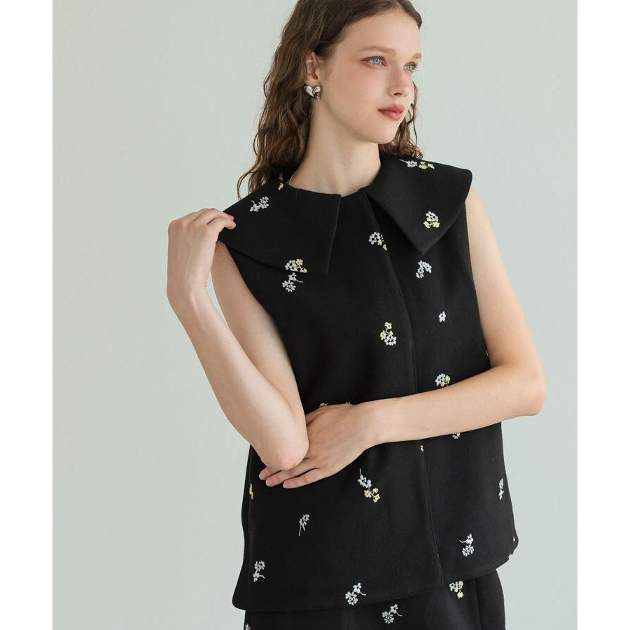 ◉新品◉DONOBAN ドノバン　フローレットジレ　ブラック DONOBAN 【Donoban】フローレットジレ : マルイ(丸井)Yahoo!店