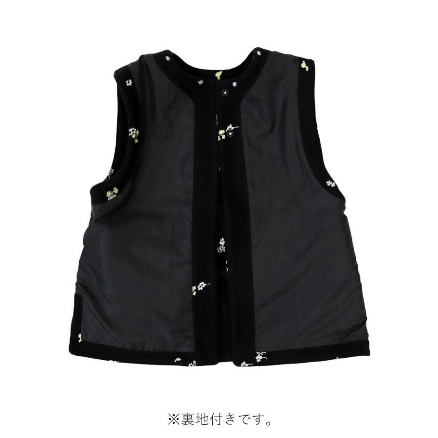 ◉新品◉DONOBAN ドノバン　フローレットジレ　ブラック DONOBAN 【Donoban】フローレットジレ : マルイ(丸井)Yahoo!店