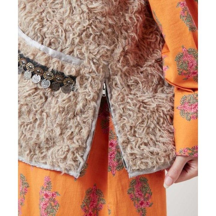 チャイハネ（CAYHANE） 【チャイハネ】モケリプードルファーベスト