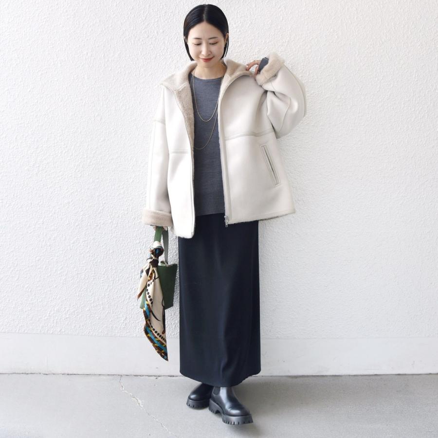 SHIPS for women 未使用フェイクムートンコート★ SHIPS｜フェイク ムートン ジップ コート | Rakuten Fashion(楽天