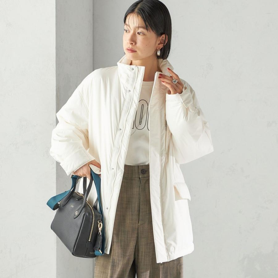 SHIPS（シップス） 〈手洗い可能〉IMBOTEX 中綿 ミディ ジャケット