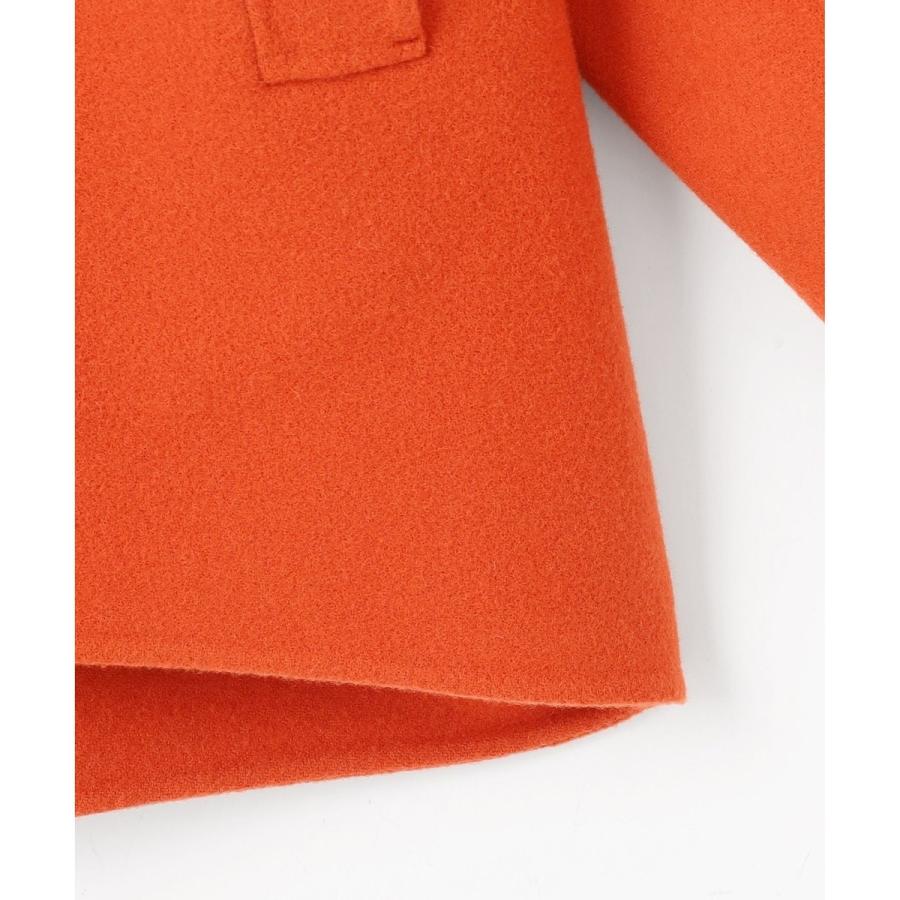 自由区（ジユウク） 【SHIHOさん着用】ウールリバーノーカラー コート