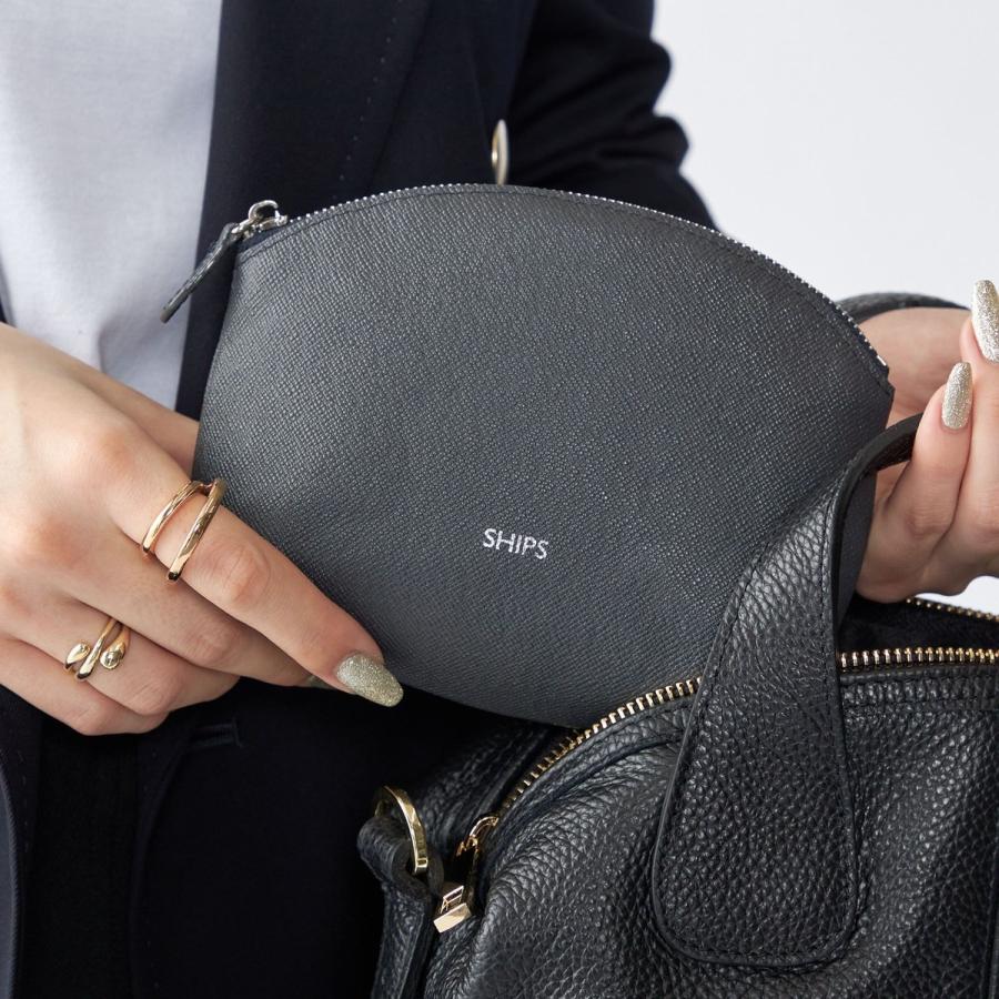 SHIPS（シップス） 【WEB限定】SHIPS:【SAFFIANO LEATHER】ラウンド