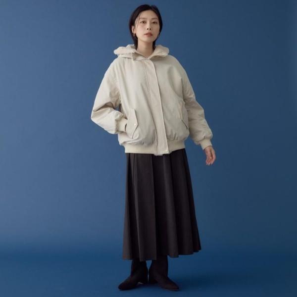 THE SHOP TK 【2WAY洗える】リバーシブル フェイクファーブルゾン