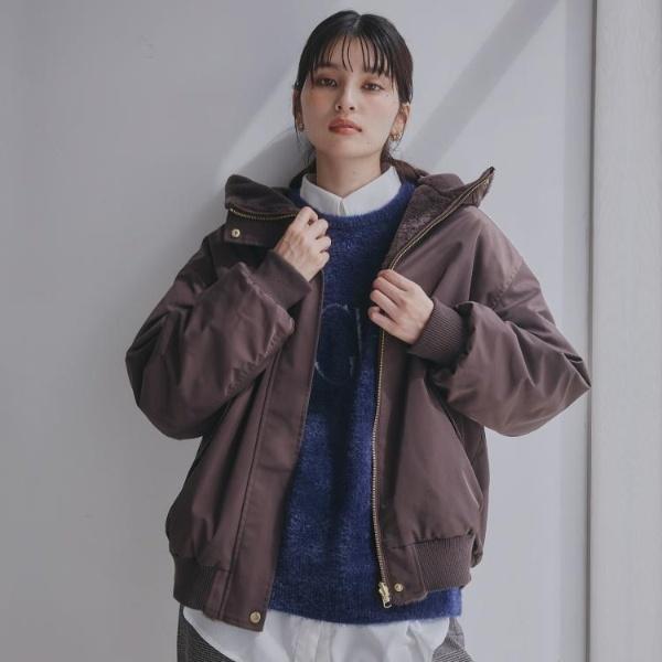 リバーシブルフェイクファーブルゾン THE SHOP TK 【2WAY洗える