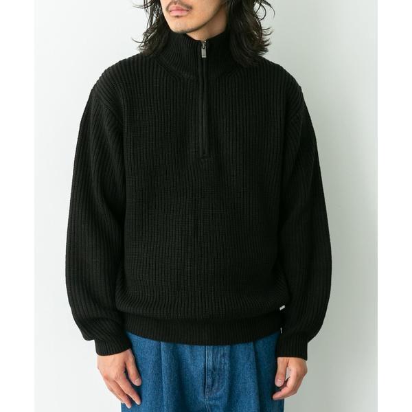 マルチサイズハーフジップニットプルオーバー : マルイ(丸井)Yahoo!店