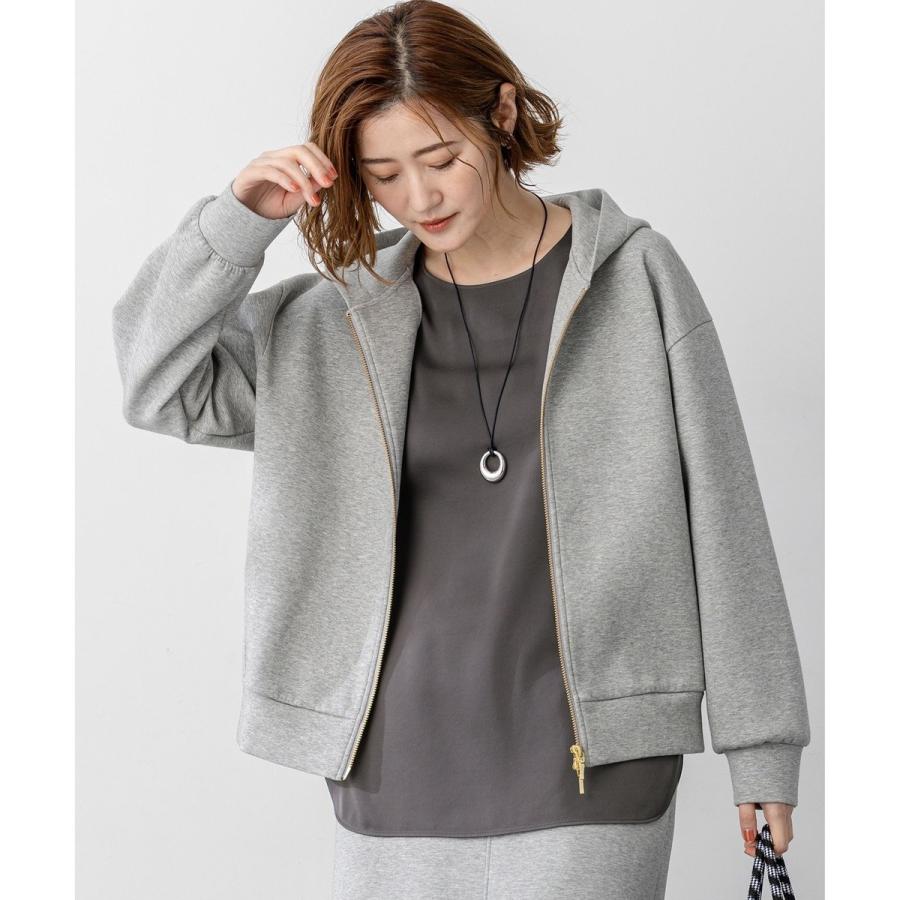 23区 今期コットンエアーダンボール コクーン フーディー38 23区（ニジュウサンク） 【洗える】コットンエアーダンボール コクーン