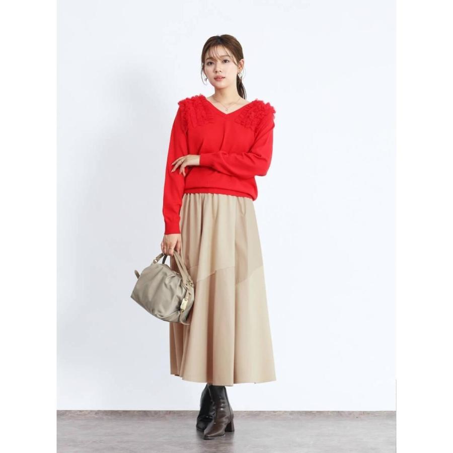 FENNEL（フェンネル） スエード×ヴィーガンレザーランダム切り替え