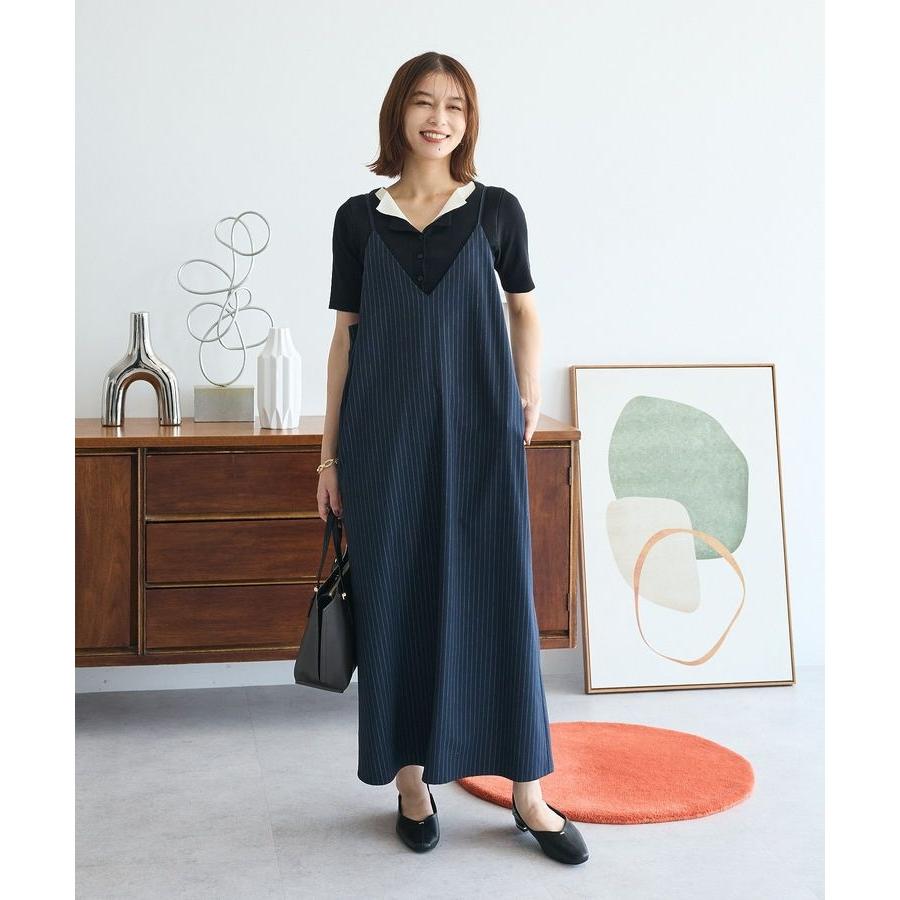 Green Parks（グリーンパークス） Vネックキャミワンピース : マルイ